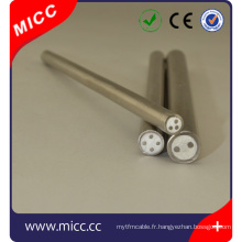 Fil de câble thermocouple blindé de type MICC K